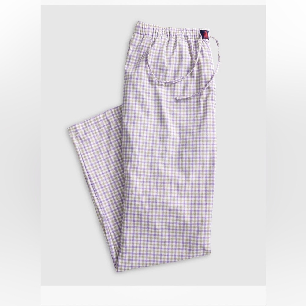 johnnie-O Men’s Rylen Pajama Pant Grape Size Large Excellent Condition - Picture 1 of 7